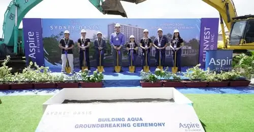 Filinvest Land breaks ground for Sydney Oasis' Building Aqua in Bacoor, Cavite