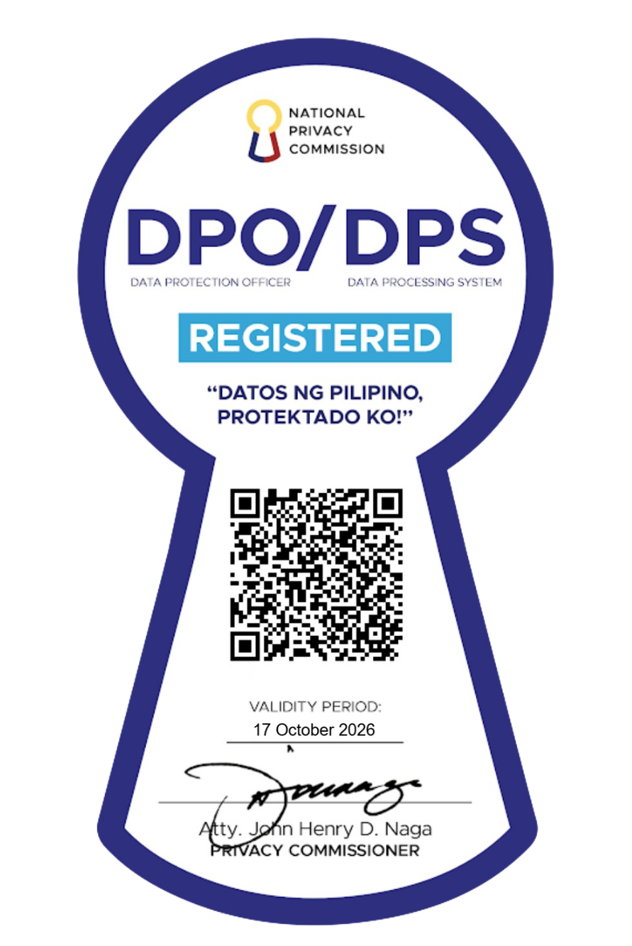NPC DPO Seal for Filinvest Land