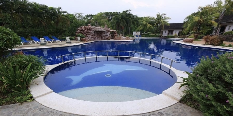 Pool area at Santoso Villas