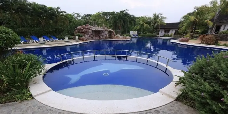 Pool area at Santoso Villas