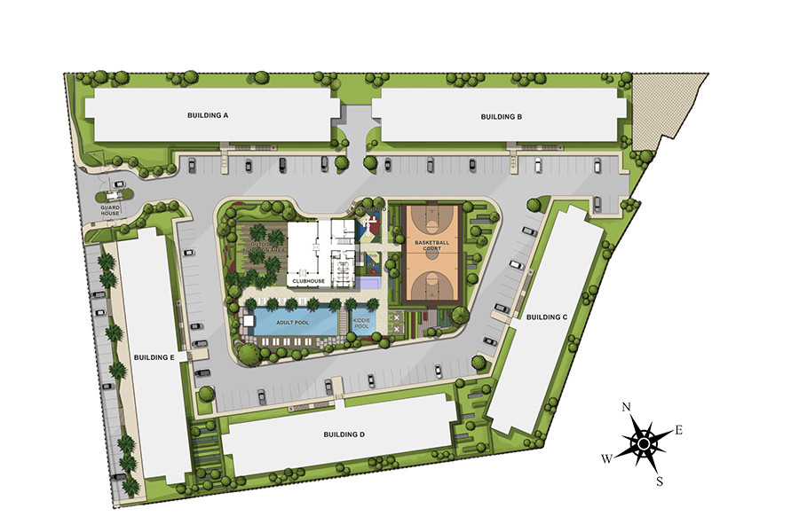 Site plan of Centro Spatial Davao