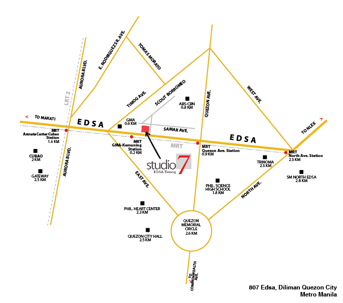 Studio 7 Map