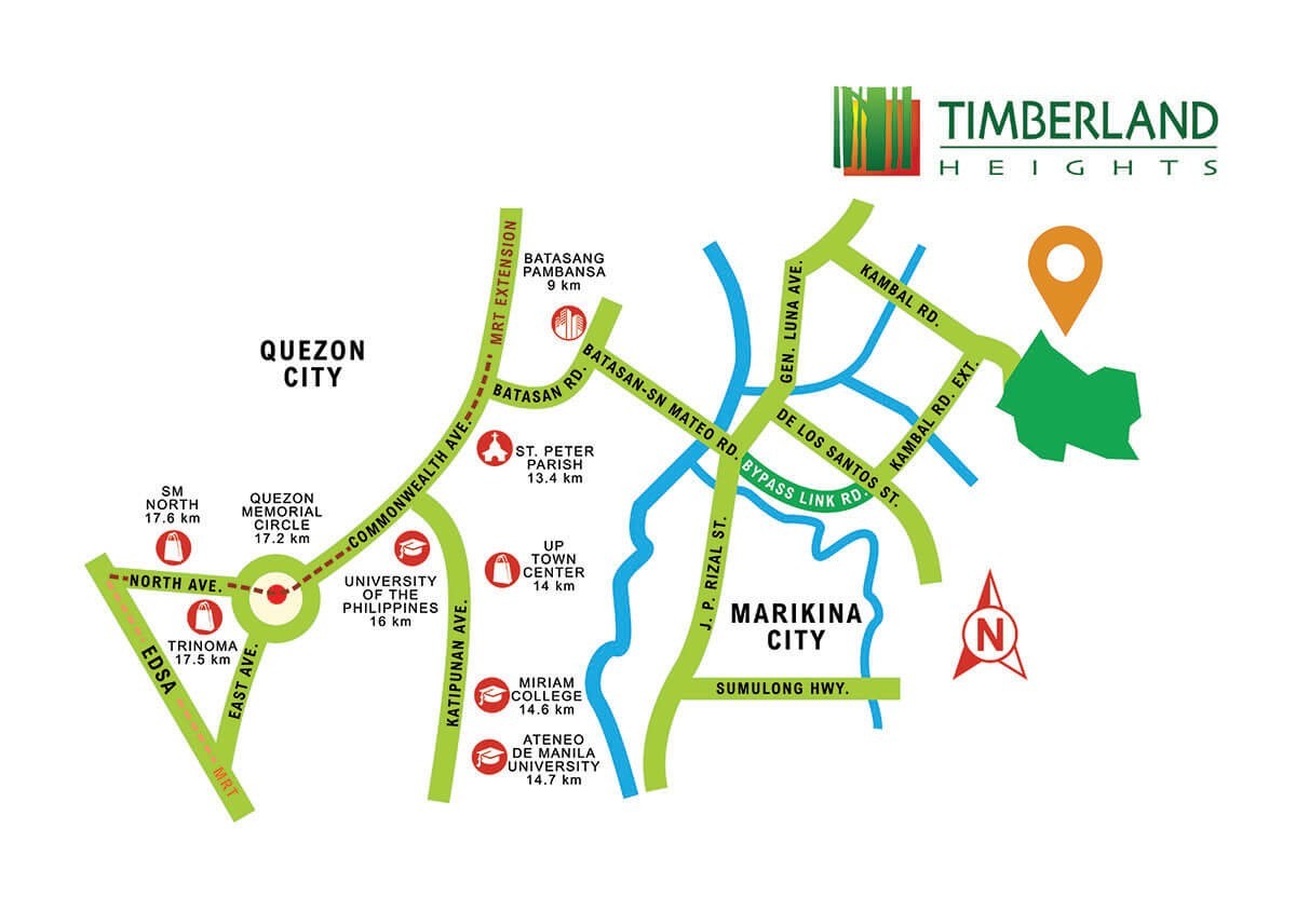 Timberland-Heights-Vicinity-Map