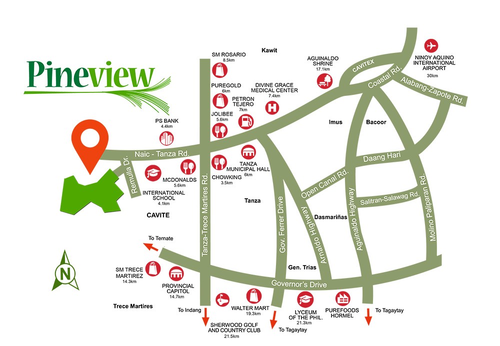 Pineview-Vicinity-Map